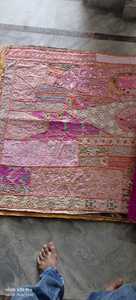 Tela de Algodón 100% Reciclada con Bordado de Patchwork, Venta al por Mayor, Ecológica y Sostenible, Retazos de Kantha para Cortinas y Fundas, para Niñas - Product Image 2