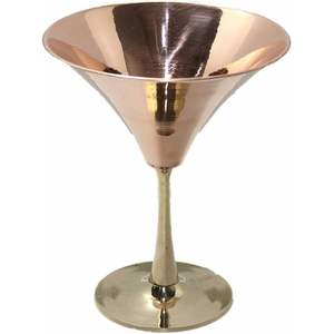 Copa de Martini de Cobre Martillado de Lujo con Tallo de Latón, Copa de Cóctel Metálica Hecha a Mano, Copa de Champán para Bar, Hotel, Decoración de Bodas - Product Image 2