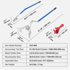 Desmontadora de Neumáticos Radiales y Sin Cámara para Camiones de 22.5-24.5 Pulgadas - Producto Destacado - Product Image 4