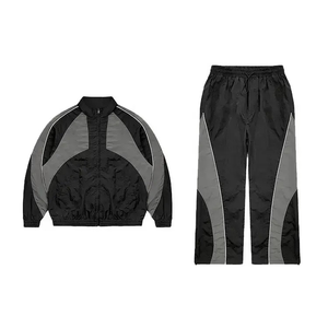 Conjunto de Chaqueta Cortavientos de Diseño Personalizado 2026, Alta Calidad, Técnica de Sublimación, Color Sólido, Precio al por Mayor, Tendencia, Corte Holgado, Algodón - Product Image 4