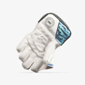 ZAP Club <b>Small</b> Junior Wicket Keeping Gloves Hand-Stitched Padded Durable Lightweight Kids Keeper Gloves Strong Grip Rubber Palm - Product Image 2