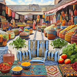 Sacs à main en tissu de coton doux à motifs floraux pour femmes, collection Printemps-Été, sacs fourre-tout à bandoulière avec fermeture éclair, assortiment de sacs indiens - Product Image 2