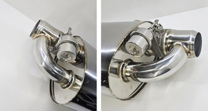 ท่อไอเสียแบบวาล์วอเนกประสงค์รุ่นใหม่ G-type (วาล์วสุญญากาศ) ทรงยาว MAINTEC สแตนเลส 304 หนา 1.5 มม. ประสิทธิภาพสูง - Product Image 5