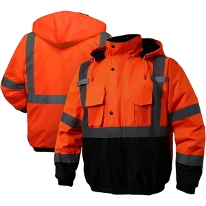 Customized High Visibility <b>Worker</b> Uniform Flashing Reflective Safety <b>Jacket</b> Road Construction Reflective <b>Jackets</b> - Product Image 3