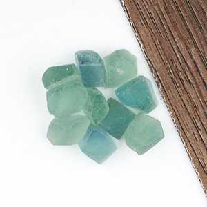 10 Piezas de Fluorita Verde Natural, Cristal en Bruto, Piedra Preciosa Tallada, Cristal Crudo para Joyería - Product Image 3