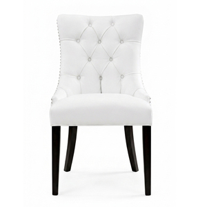 Hospitality Seating Teak Wood PU Leather Upholstered Frame Imperial Modern Living Accent Dining <b>Chair</b> <b>Padded</b> Back for Hotels - Product Image 4