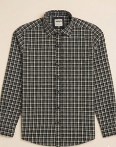 Men's Double Breasted Micro Casual Shirt 100% Cotton Breathable Summer Full Sleeve Enovate ODM - Product Image 1