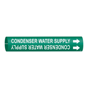 Flexible Snap-On/Strap-On Pipe <b>Marker</b> for Cooling Water Pipes by Brady - Product Image 3