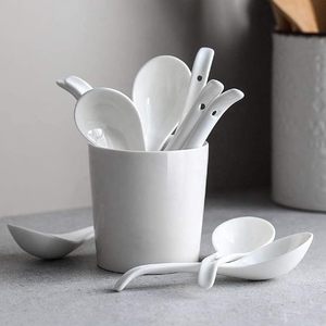 Ceramic <b>Spoon</b> Elegant Handcrafted Multipurpose <b>Serving</b> <b>Spoon</b> for Kitchen Dining - Product Image 3