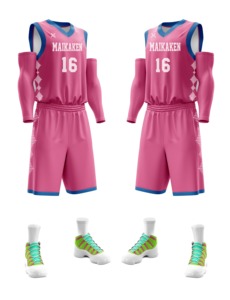 Conjunto de Uniforme de Baloncesto de Manga Corta, 100% Poliéster Transpirable, Color Sólido, con Logotipo Frontal y Nombre del Equipo Personalizado - Product Image 3