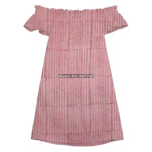 Nouvelle Robe Courte d'Été Décontractée pour Femme 2026, Style Européen et Américain, Imprimée, Couleurs Vives, en Coton Naturel, Épaules Dénudées - Product Image 4