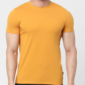 Camiseta de Algodón Lisa para Hombre, Transpirable, Corte Regular, Cuello Redondo, Manga Corta, Estilo Casual para Usar en la Calle, OEM ODM - Product Image 5