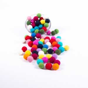 2.2 cm Felt Balls <b>Craft</b> <b>Supplies</b> 500g Feltandwool in Bulk - Product Image 4