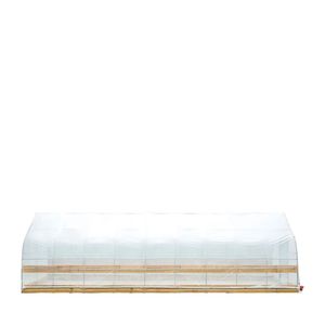 12FT X 40FT Stable Tunnel <b>Greenhouse</b> for Grow Tent 6 Mil Clear EVA <b>Plastic</b> Film Cold Frame Hand Crank Roll Peak Ceiling Roof - Product Image 2