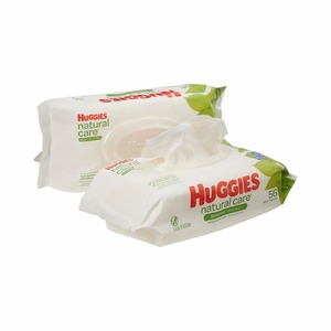Lingettes pour bébé à l'aloe vera hydratantes, Huggies Natural Care, douces et délicates pour les peaux délicates - Product Image 6