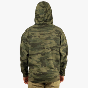Men's Camouflage Print Long Sleeve Hoodie Quick Dry All Over <b>Camo</b> Print Pullover Hoodie - Product Image 5