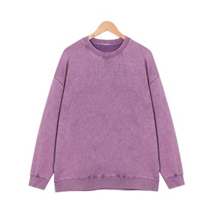 Factory Price Crewneck Sweatshirt Cotton Oversized Sweatshirt OEM Custom Sweatshirt Bulk Orders - Product Image 1