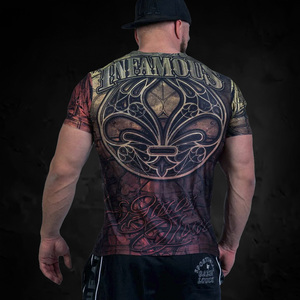 Mens Graphic <b>Tshirt</b> Heavyweight Cotton Hiphop Streetwear Acid Wash Vintage Graphic t Shirts and Shorts Set Custom Vintage Tee - Product Image 2