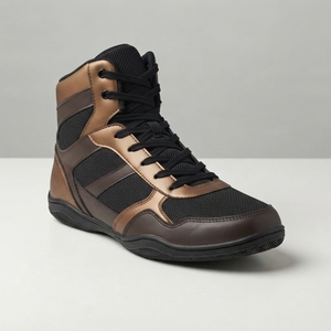 High Top Boxing Training <b>Shoes</b> Men Women Lightweight Breathable Mesh Footwear Flexible Grip Sole <b>Non</b> <b>Slip</b> Gym Workout Practice - Product Image 3