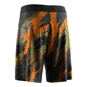 Pantalones Cortos de Pesca para Hombre, Camuflaje, Impresión por Sublimación, UPF 50, Secado Rápido, Poliéster, Cierre de Cremallera - Product Image 3