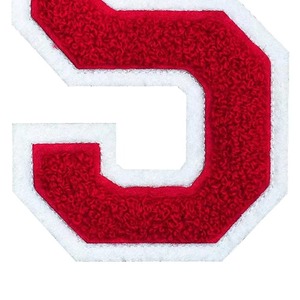 Patchs en chenille brodés en tissu sergé pour le sport, personnalisables, thermocollants, grands patchs de football en chenille pour vêtements 2026 - Product Image 2