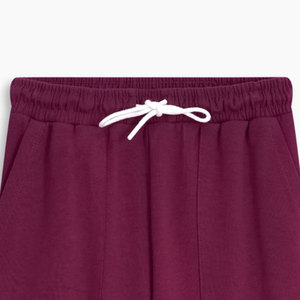Pantalon d'hiver en molleton de coton personnalisé, coupe droite, poches latérales, style streetwear tendance, vente en gros, vêtement décontracté - Product Image 3