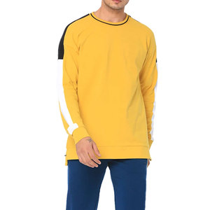 เสื้อสเวตเชิ้ตแขนยาวแฟชั่นผู้ชายคุณภาพพรีเมียม ผ้าถัก สวมใส่สบาย ระบายอากาศได้ดี เป็นมิตรกับสิ่งแวดล้อม สไตล์สตรีทแวร์ - Product Image 1