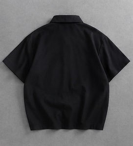 เสื้อเชิ้ตแขนสั้นผู้ชายแบบลำลอง ปกคอพับ เสื้อเชิ้ตฤดูร้อน - Product Image 4