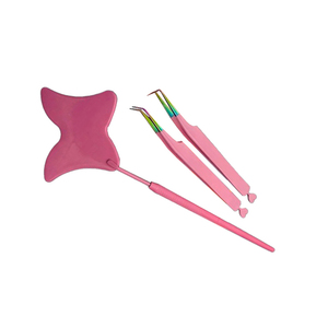 Pinzas Profesionales Japonesas de Acero Inoxidable para Pestañas, Sostenibles, con Punta de Volumen Arcoíris, Herramienta de Extensión de Pestañas - Product Image 3