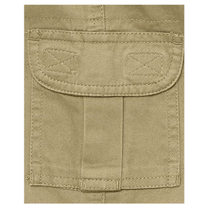 High Quality Kids Multi Pocket Utility Cargo Pants Cotton Cuffed Ankle Streetwear Hiking - Product Image 3