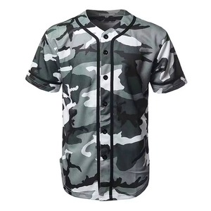 Streetwear Baseball Jersey Sublimation Printed Breathable Quick Dry 100% Polyester Customized Colors Low MOQ OEM Service Hot - Product Image 1