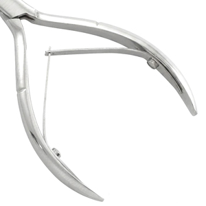 Coupe-ongles en acier inoxydable de haute qualité, 15 mm, à mâchoires biseautées, lame incurvée tranchante, ouverture large, coupe-ongles de précision pour manucure et pédicure - Product Image 5