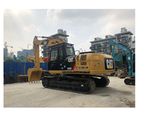 Excavadora Caterpillar Usada de Segunda Mano Importada de China, de Alta Resistencia y Gran Venta