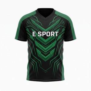 Maillot de jeu électronique personnalisé par sublimation, maillot d'équipe d'e-sport à manches courtes, respirant, pour tournois et compétitions - Product Image 2