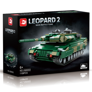 Bloques de Construcción del Tanque de Batalla Principal Leopard 2, 1108 Piezas, Serie Militar, Modelo de Ensamblaje, Decoración de Escritorio, Regalo para Días Festivos - Product Image 6