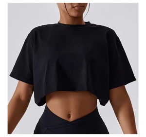 Summer New Women's Short-sleeved <b>T</b>-<b>shirt</b> Fashion Plus Size Women's <b>Loose</b> Fit <b>Crop</b> <b>Shirt</b> - Product Image 6