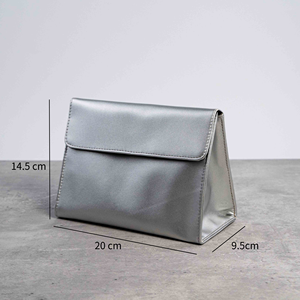 Sac cosmétique de voyage en cuir ISO BSCI Factory, idéal pour ranger vos essentiels de maquillage en déplacement - Product Image 2