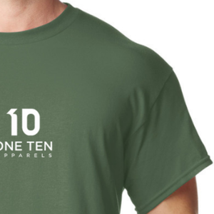 Camiseta para Hombre, Color Verde Jaspeado, Personalizada, de Algodón, Manga Corta, Cuello Redondo, Prenda Lisa para Venta al Por Mayor - Product Image 6