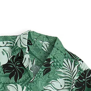 เสื้อเชิ้ตผู้ชายลายดอกไม้พรีเมียม ลายดอกปาล์ม สำหรับใส่ลำลองชายหาด รีสอร์ท ขายส่งจากโรงงาน ส่งออก - Product Image 3