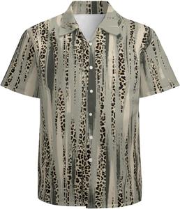 Camisa de Fiesta para Hombre, Manga Corta, Estampado Floral Tropical Hawaiano, Casual de Playa, con Botones, Colorida, para Verano - Product Image 6