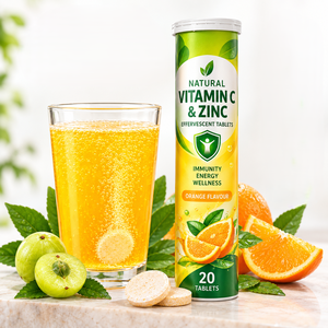 Tabletas Efervescentes de Vitamina C y Zinc OEM/ODM, Suplemento Dietético Premium para el Bienestar Diario y el Apoyo del Sistema Inmunológico - Product Image 1