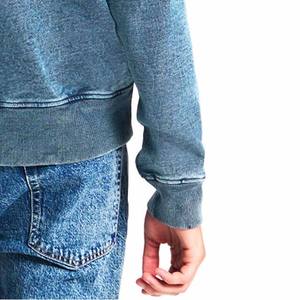 Sweat-shirt à capuche doux et durable anti-boulochage à séchage rapide pour hommes, col rond délavé à l'acide, anti-plis, très populaire - Product Image 6