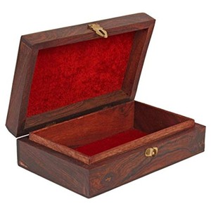 Caja de joyería artesanal de palisandro con incrustaciones de hueso - Venta al por mayor desde India - Product Image 4