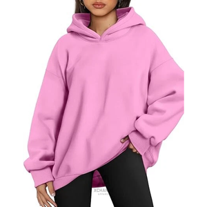 Women's Oversized Black Hoodie With Yellow Striped Sleeves Long Cotton Sweatshirt Asymmetric Design <b>Drop</b>-Shoulder Autumn Wear - Product Image 1