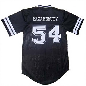 Maillots de football américain personnalisés unisexes respirants 100% polyester antibactériens écologiques imprimés streetwear avec patch brodé - Product Image 1