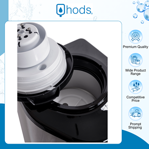 Distributeur d'eau chaude et froide de qualité supérieure pour usage domestique et hôtelier, avec compresseur, élégance noire - Product Image 5