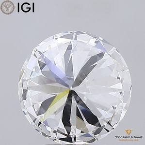 Diamante cultivado en laboratorio CVD de 9.87 mm, corte redondo, color E, claridad VVS1, 3.50 quilates, certificado IGI, para anillo de obra maestra de lujo. - Product Image 5