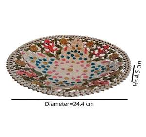 Bol décoratif élégant pour la maison, vaisselle de table, centre de table fabriqué en Inde, idéal pour le salon et la salle à manger - Product Image 2