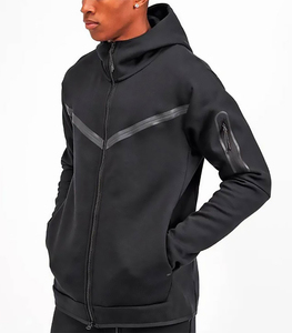 ชุดวอร์มเทคฟลีซผู้ชายแบบสองชิ้น ชุดออกกำลังกาย ชุดกีฬา ชุดวอร์มเทคฟลีซผู้ชายแบบสองชิ้นสำหรับออกกำลังกายในยิม - Product Image 2