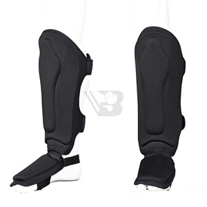 Espinilleras de Entrenamiento Profesional Hechas a Medida, Almohadillas de Competición de Cuero Vacuno Estampado de Alta Calidad para Muay Thai y Kick Boxing - Product Image 1